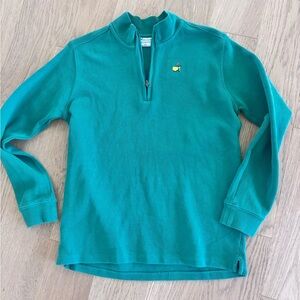 ⛳️ Masters golf Tournament Kids quarter zip  Sweater 10/12